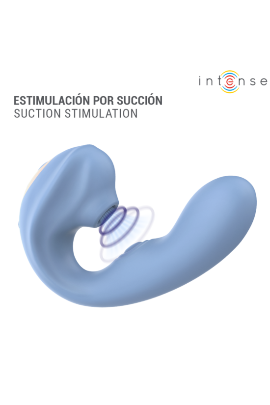 INTENSE - STIMOLATORE CLITORIDEO MULTIFUNZIONE GINA BLU