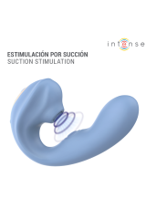 INTENSE - STIMOLATORE CLITORIDEO MULTIFUNZIONE GINA BLU