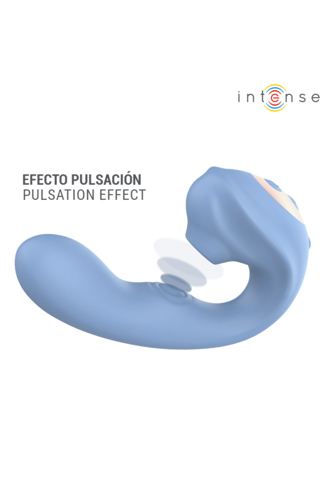 INTENSE - STIMOLATORE CLITORIDEO MULTIFUNZIONE GINA BLU