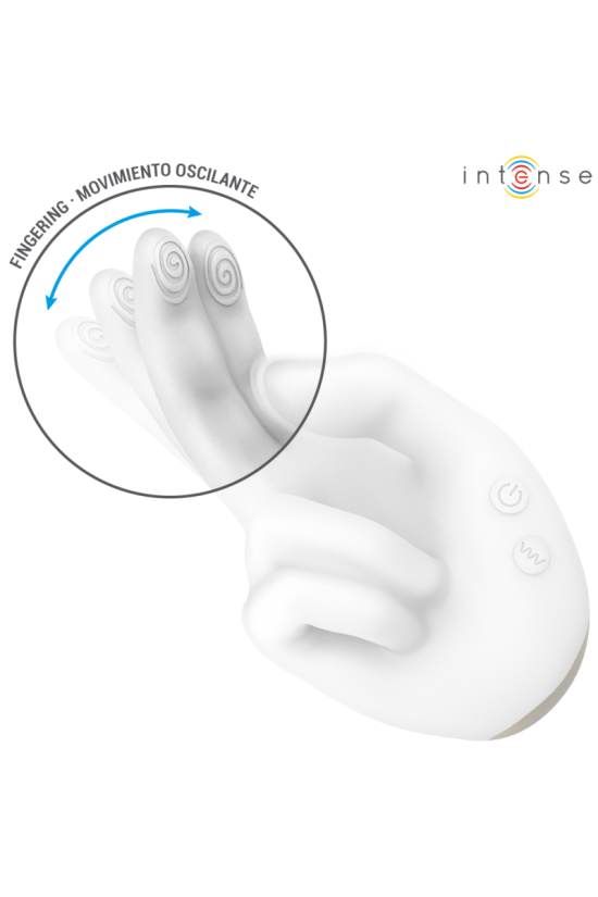 INTENSE - JIMMY STIMOLATORE MULTIFUNZIONE A FORMA DI MANO CON VIBRAZIONE E CALORE