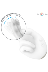 INTENSE - JIMMY STIMOLATORE MULTIFUNZIONE A FORMA DI MANO CON VIBRAZIONE E CALORE