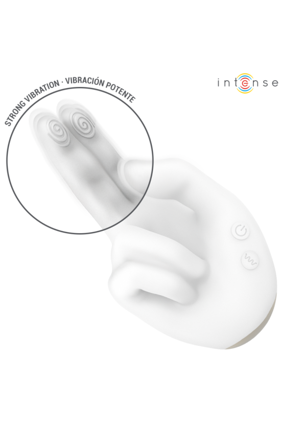 INTENSE - JIMMY STIMOLATORE MULTIFUNZIONE A FORMA DI MANO CON VIBRAZIONE E CALORE