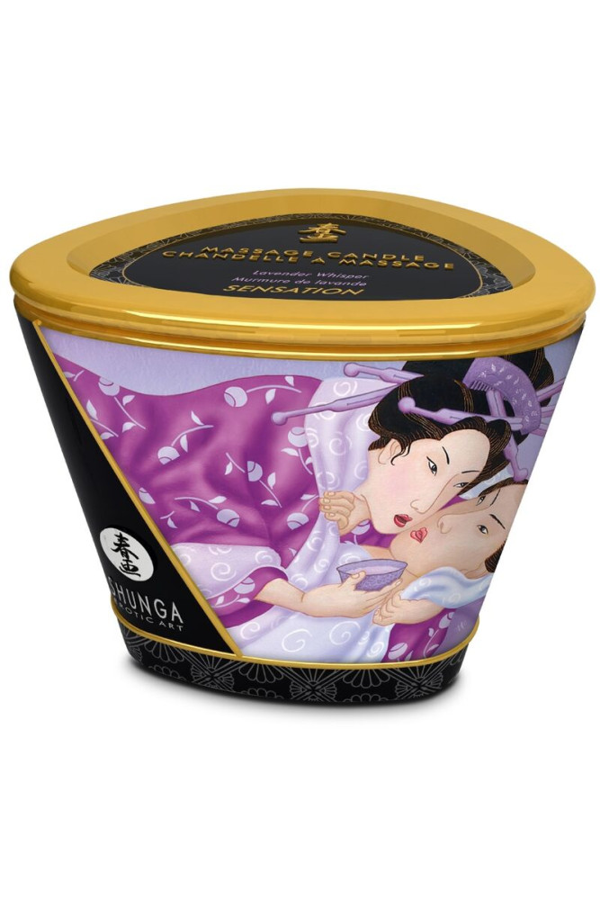 SHUNGA - CANDELA DA MASSAGGIO LAVANDA 170 ML