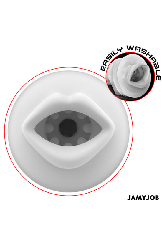 JAMYJOB - BLAZE MASTURBATORE AUTOMATICO CON 5 MODALITÀ DI ASPIRAZIONE E VIBRAZIONE