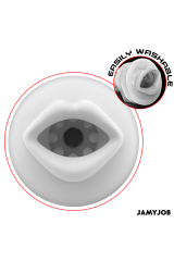 JAMYJOB - BLAZE MASTURBATORE AUTOMATICO CON 5 MODALITÀ DI ASPIRAZIONE E VIBRAZIONE