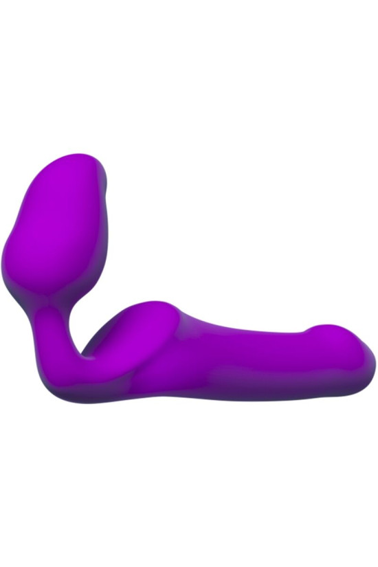 ADRIEN LASTIC - QUEENS STRAP-ON FLESSIBILE VIOLA TAGLIA M