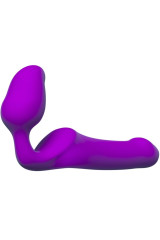 ADRIEN LASTIC - QUEENS STRAP-ON FLESSIBILE VIOLA TAGLIA M