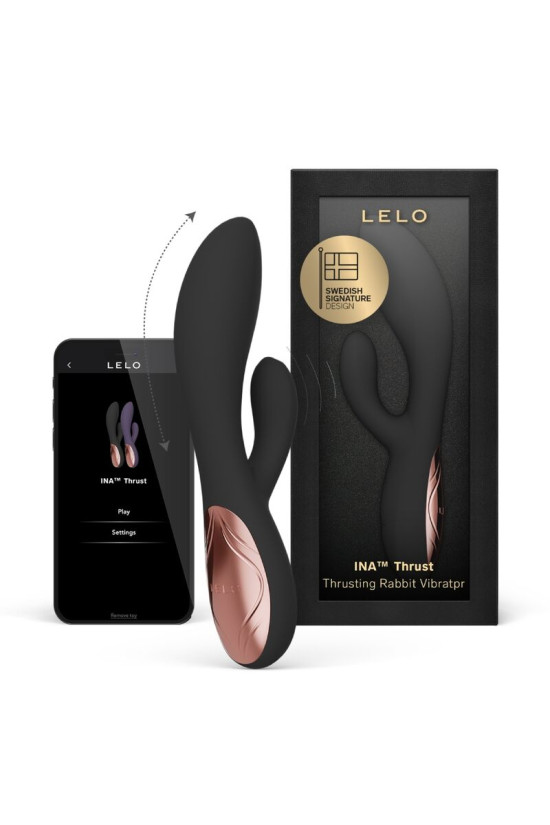 LELO - INA VIBRATORE A SPINTA THRUST RABBIT NERO