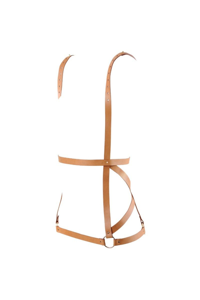 BIJOUX - INDISCRETS MAZE HARNESS FORMA ABITO MARRONE