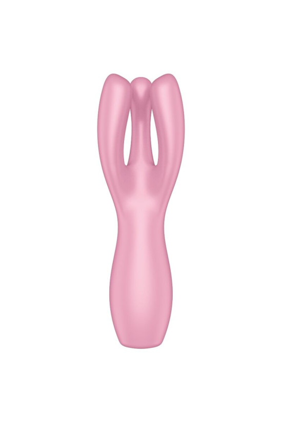 SATISFYER - VIBRATORE THREESOME 3 ROSA