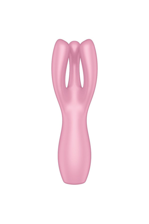 SATISFYER - VIBRATORE THREESOME 3 ROSA