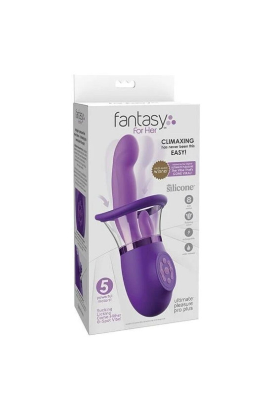 FANTASY FOR HER - VIBRATORE A CONIGLIO ULTIMATE PLEASURE PRO PLUS VIOLA 20