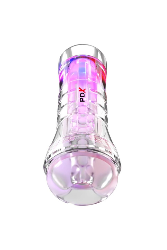 PDX ELITE - VIEWTUBE XXL LED TRASPARENTE STROKER 27