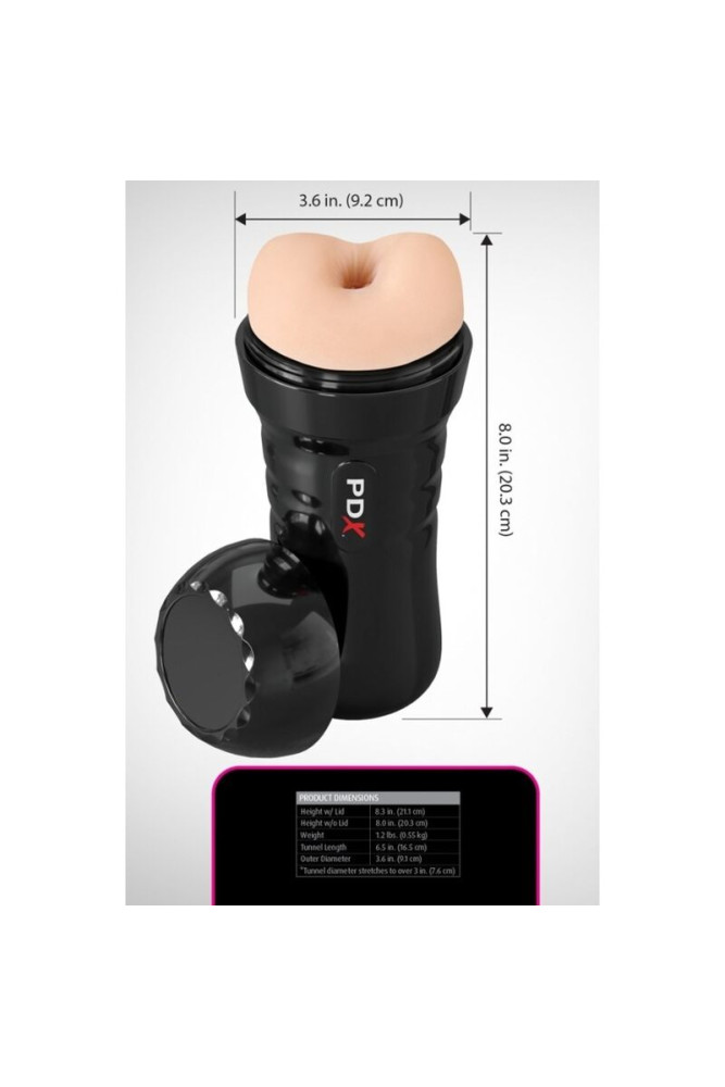 PDX EXTREME - WET BUSSIES SUPER BANGIN' BUTTHOLE ANAL STROKER 20.8 CM