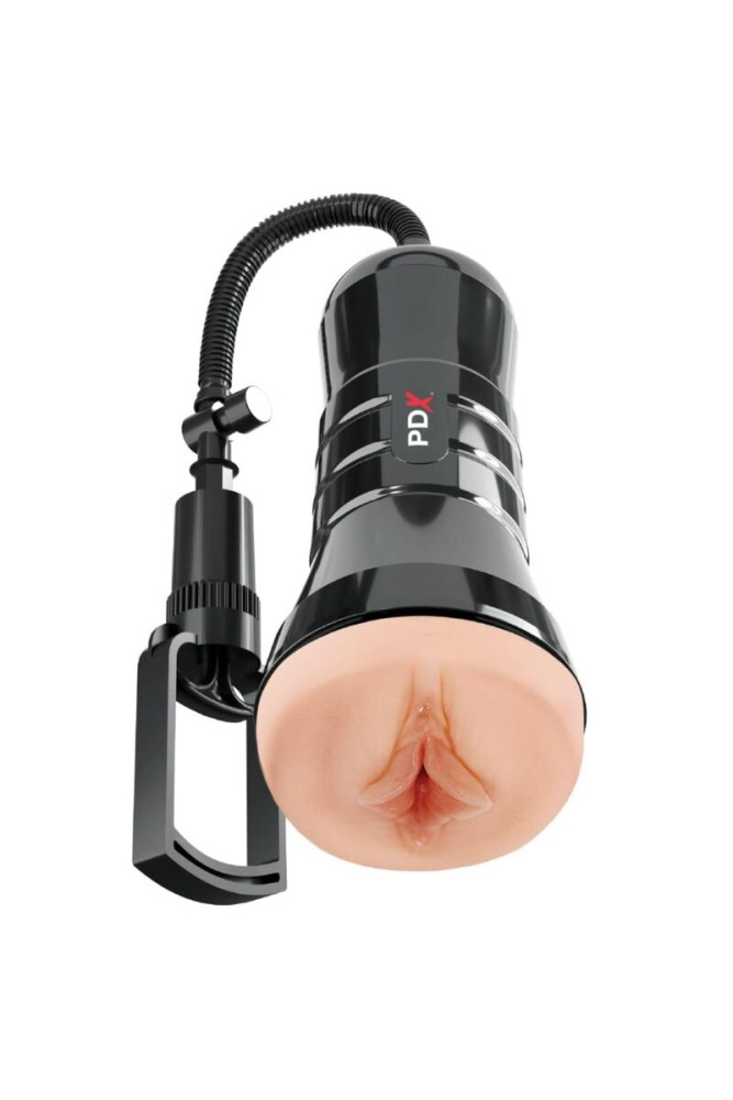 PDX EXTREME - WET PUSSIES SUPER SUCKER XXL LIGHT VAGINA STROKER WITH SUCTION 27.3 CM