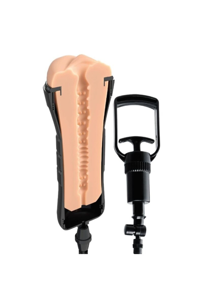 PDX EXTREME - WET PUSSIES SUPER SUCKER XXL LIGHT VAGINA STROKER WITH SUCTION 27.3 CM