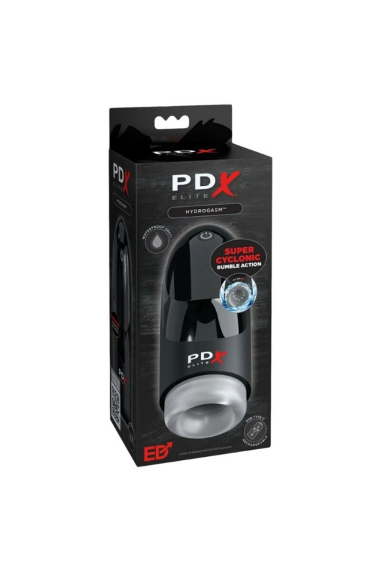 PDX ELITE - MASTURBATORE VIBRANTE CICLONICO IDROGASM 20 CM