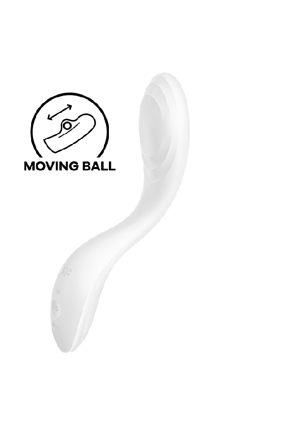 SATISFYER - VIBRATORE RRROLLING PLEASURE GSPOT BIANCO