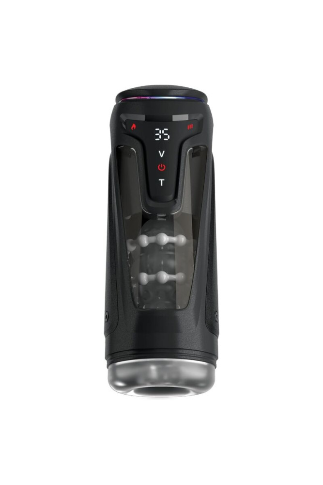 PDX ELITE - MOTO-BATOR PRO MASTURBATORE AUTOMATICO VIBRANTE E RISCALDANTE CON PROTEZIONE