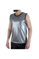 MACHO - T-SHIRT CON GLITTER FINI S/M