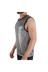 MACHO - T-SHIRT CON GLITTER FINI S/M