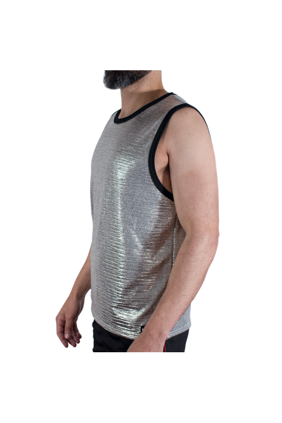 MACHO - T-SHIRT CON GLITTER FINI S/M