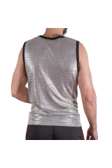 MACHO - T-SHIRT CON GLITTER FINI S/M