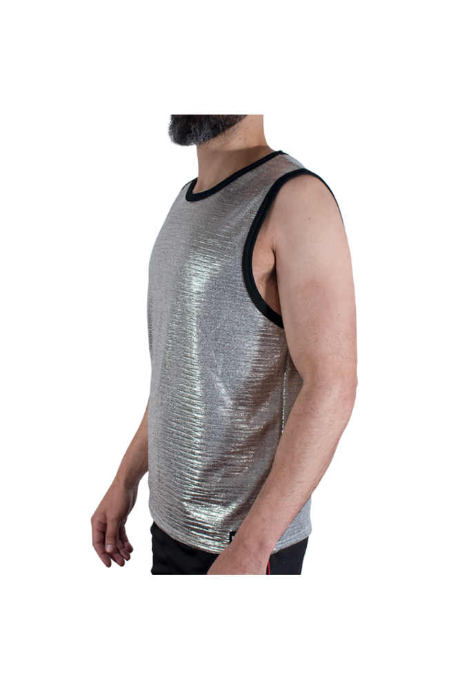 MACHO - T-SHIRT CON GLITTER FINI L/XL