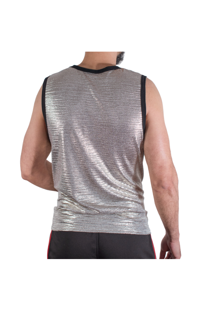 MACHO - T-SHIRT CON GLITTER FINI L/XL
