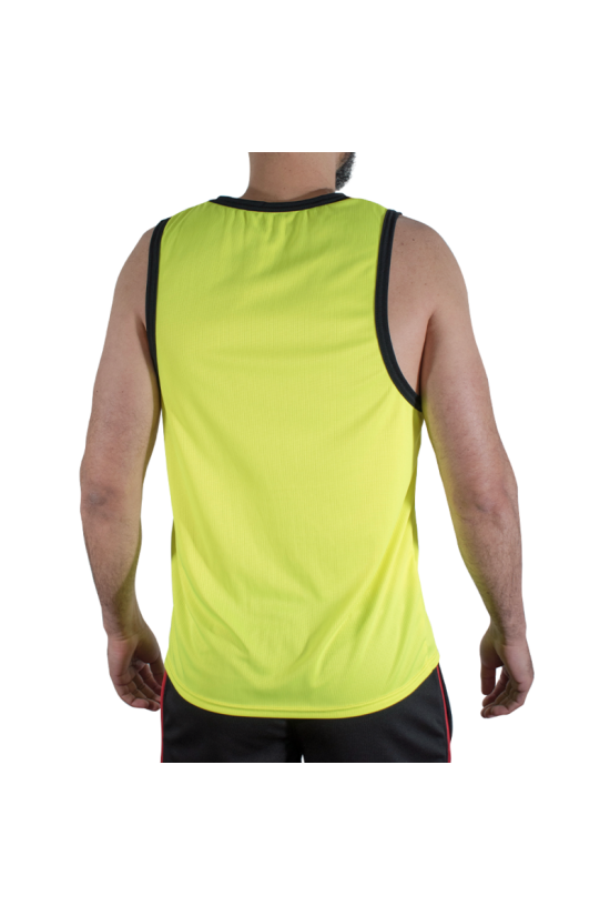 MACHO - CMV001 T-SHIRT DA PALESTRA GIALLA S/M