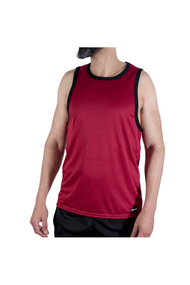 MACHO - CMV003 T-SHIRT DA PALESTRA MARRONE L/XL