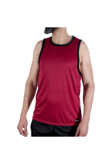 MACHO - CMV003 T-SHIRT DA PALESTRA MARRONE L/XL