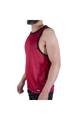 MACHO - CMV003 T-SHIRT DA PALESTRA MARRONE L/XL