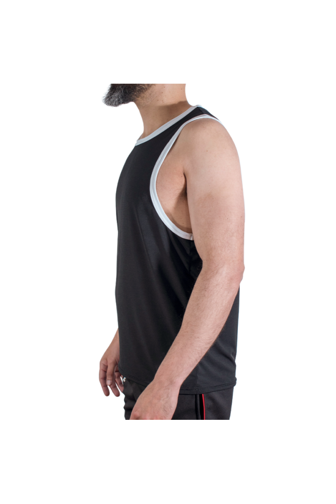 MACHO - CMV004 T-SHIRT DA PALESTRA NERA S/M