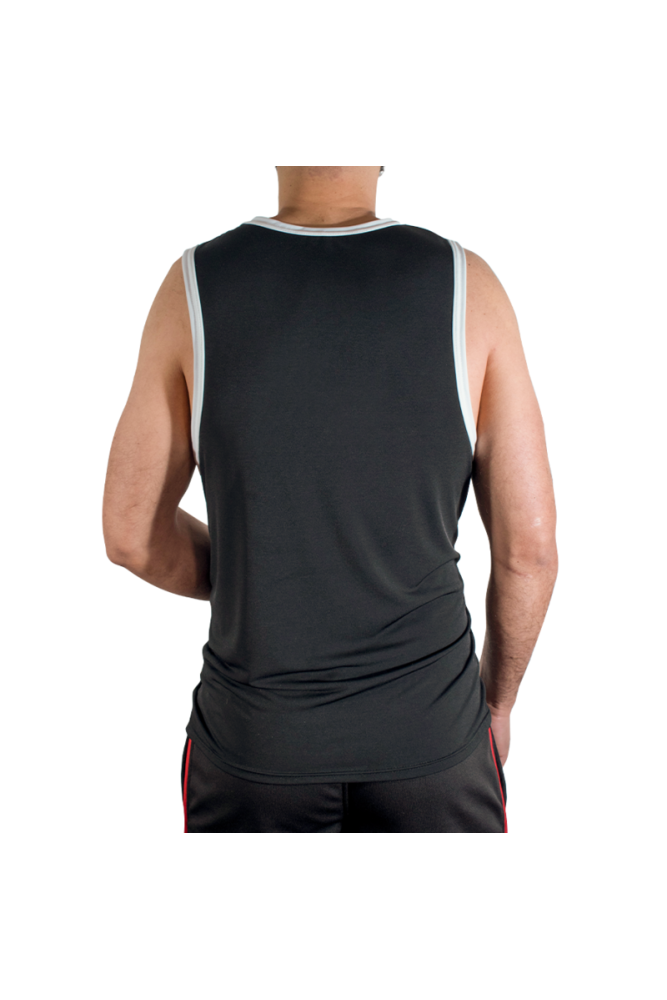 MACHO - CMV004 T-SHIRT DA PALESTRA NERA S/M