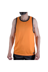 MACHO - CMV005 T-SHIRT DA PALESTRA ARANCIONE S/M