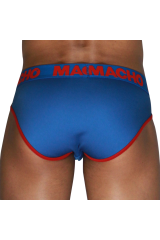MACHO - MCH005 CLASSIC SLIP BLU + ROSSO L