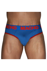 MACHO - MCH005 CLASSIC SLIP BLU + ROSSO XL