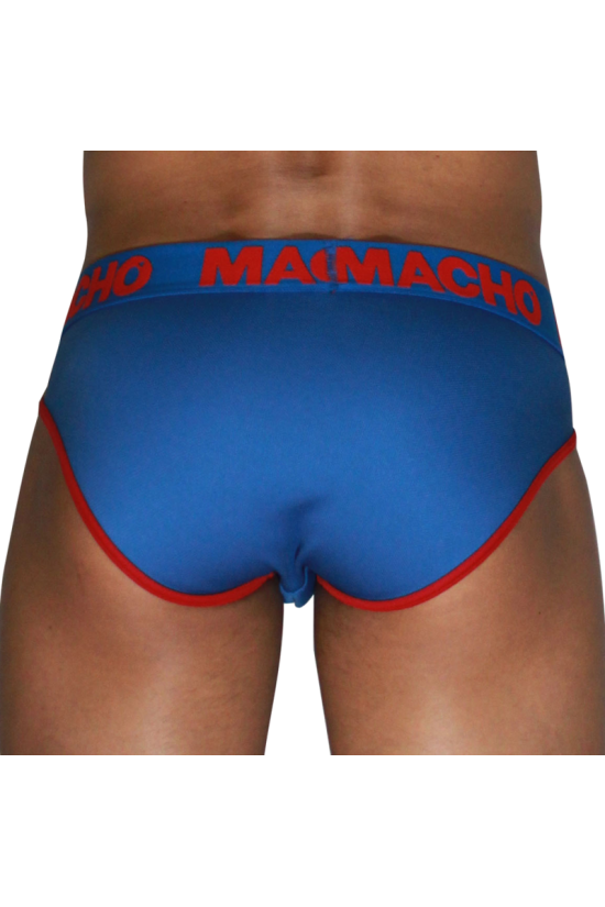 MACHO - MCH005 CLASSIC SLIP BLU + ROSSO XL