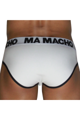 MACHO - MCH006 CLASSIC SLIP BIANCO + NERO S