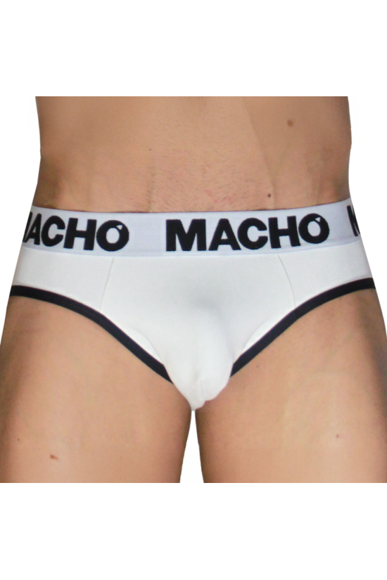 MACHO - MCH006 CLASSIC SLIP BIANCO + NERO L