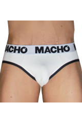 MACHO - MCH006 CLASSIC SLIP BIANCO + NERO XL