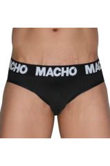 MACHO - MCH007 CLASSIC SLIP BLACK + BLACK S