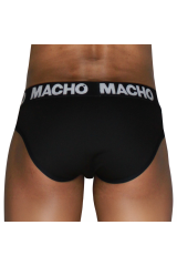 MACHO - MCH007 CLASSIC SLIP BLACK + BLACK M