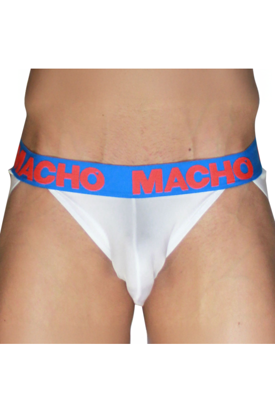 MACHO - MX29AZ BIANCO JOCK + BLU SCURO L