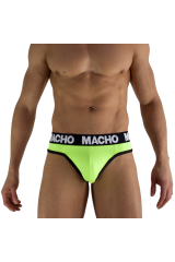 MACHO - MTG001 PERIZOMA GIALLO FLUORESCENTE TAGLIA S