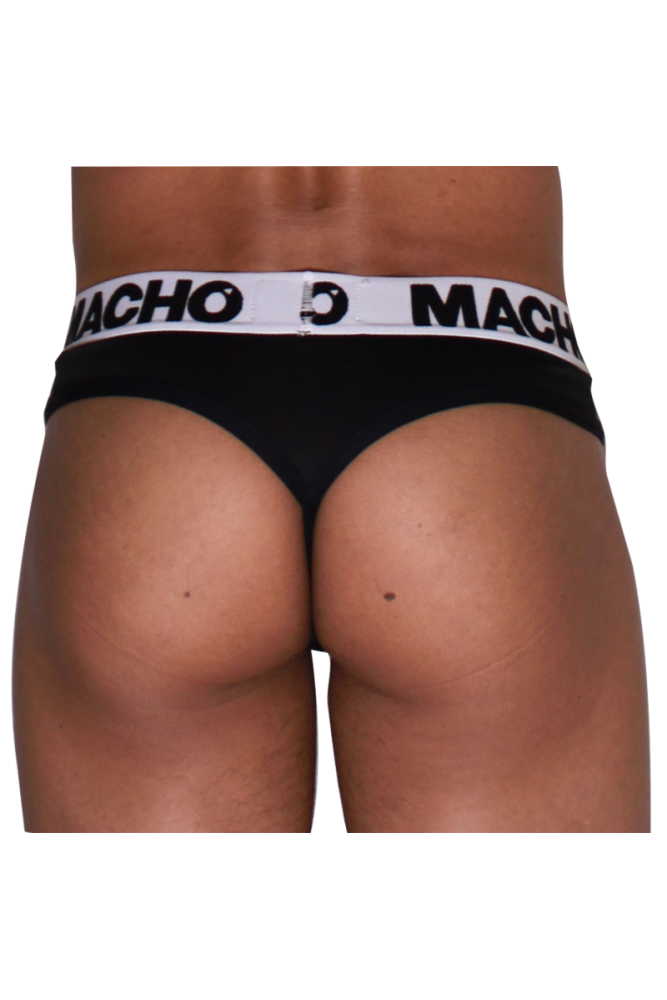 MACHO - MTG002 PERIZOMA NERO/NERO XL