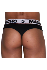 MACHO - MTG002 PERIZOMA NERO/NERO XL