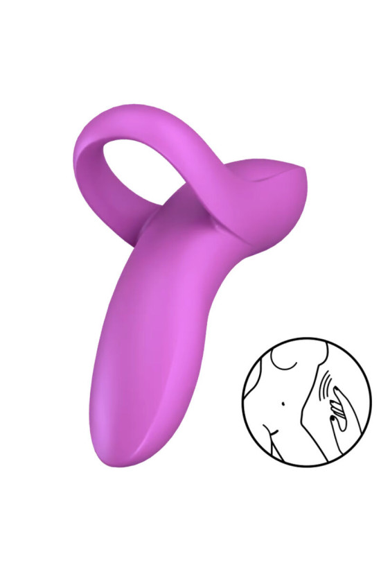 SATISFYER - VIBRATORE DA DITO BOLD LOVER ROSA