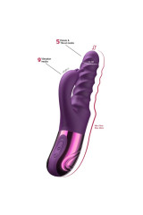 SHE.E.O - VIBRATORE A SPIRALE CON CONIGLIO VIOLA